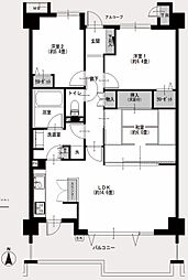 グランマーレ横浜・八景島センターコート 3LDKの間取図画像
