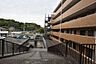 エントランス：北側出入口と駐輪場