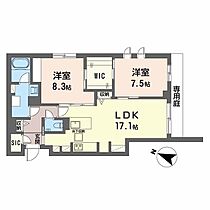 大阪府豊中市上新田１丁目（賃貸マンション2LDK・1階・77.55㎡） その2