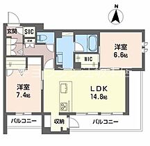 K’sガーデン　江坂  ｜ 大阪府吹田市江坂町３丁目（賃貸マンション2LDK・3階・72.91㎡） その2