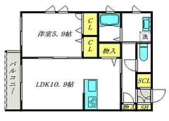 物件の間取り