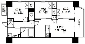 大阪府大阪市福島区野田５丁目（賃貸マンション3LDK・7階・56.84㎡） その2