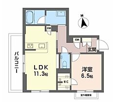 大阪府大阪市福島区福島８丁目（賃貸マンション1LDK・4階・46.23㎡） その2