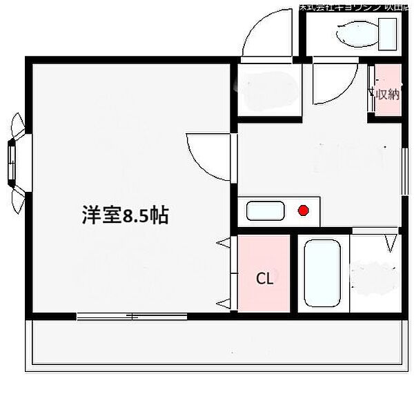 ジャルダン ｜大阪府吹田市高浜町(賃貸マンション1K・3階・26.55㎡)の写真 その2