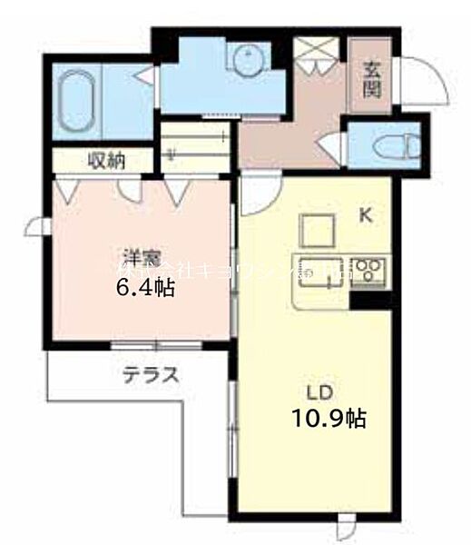 ヴェルグランデ中桜塚 ｜大阪府豊中市中桜塚２丁目(賃貸マンション1LDK・1階・44.98㎡)の写真 その2