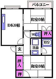 ガーデンハウス 2階/-