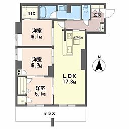 シャーメゾン　ソルコート　上中条 1階