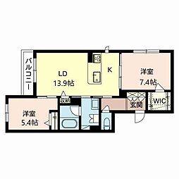 シャーメゾン モエギ 2階/-