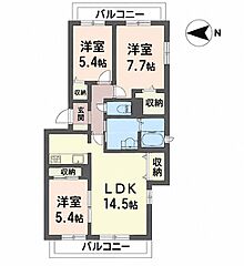 物件の間取り