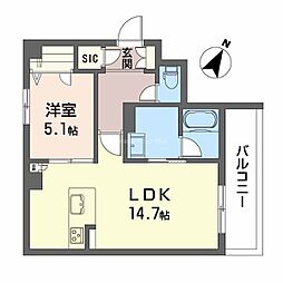 シャーメゾン ヴィア レクタ 2階/-