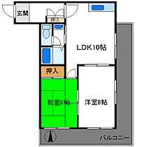 パールハイツ東三国  ｜ 大阪府大阪市淀川区十八条１丁目4-35（賃貸マンション2LDK・5階・50.10㎡） その2