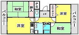 エバーグリーン門真 3DKの間取図画像