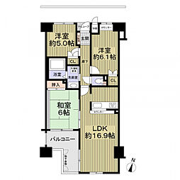 間取図画像 2SLDK