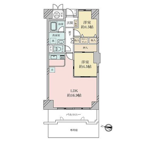 間取りを拡大表示