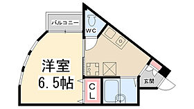 ラフィーネ伊丹  ｜ 兵庫県伊丹市西台3丁目（賃貸マンション1K・2階・23.00㎡） その2