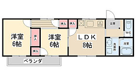 山の原ハイツ  ｜ 兵庫県川西市山原1丁目（賃貸アパート2LDK・1階・42.00㎡） その2