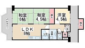 グリーンハイツ向陽　3号棟  ｜ 兵庫県川西市向陽台1丁目（賃貸マンション3LDK・6階・51.65㎡） その2