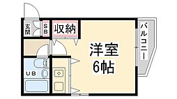 間取図画像 1K