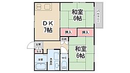 間取図画像 2DK