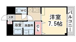 ハウス・ピリカ 1Kの間取図画像