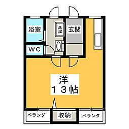 間取図画像 ワンルーム