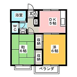 間取図画像 2DK