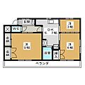 大野マンション4階9.5万円