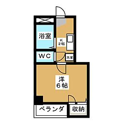 立川N&Sマンション 1Kの間取図画像