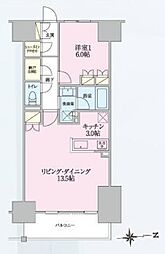 トラープランド翠命館 1LDKの間取図画像
