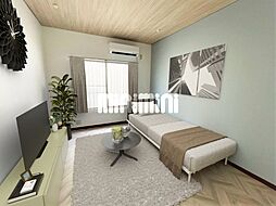 メゾンホワイトローズ 202 2階ワンルームのリビング/ダイニング