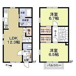 和の輪 2LDKの間取図画像