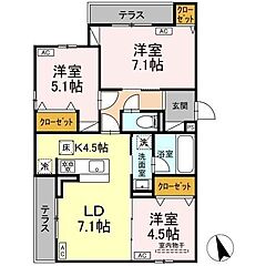 物件の間取り