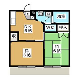 間取図画像 2DK
