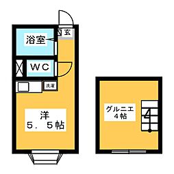 フローレンス府中 ワンルームの間取図画像