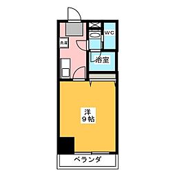 ラ・コンフォルテ府中 1Kの間取図画像