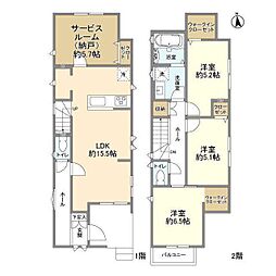 Kolet国分寺新町#02 1階3SLDKの間取り
