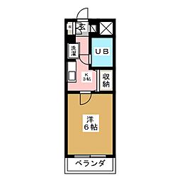 間取図画像 1K