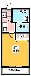 パインバンフソノ 1Kの間取図画像