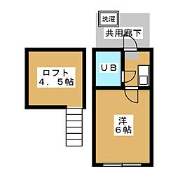 ハイムヴィエラ 1Kの間取図画像