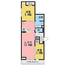 物件の間取り