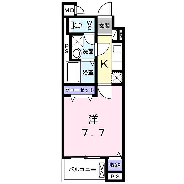 リグノ天理 105｜奈良県天理市川原城町(賃貸マンション1K・1階・27.68㎡)の写真 その2