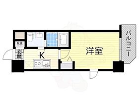 大阪府吹田市南金田２丁目2番27号（賃貸マンション1K・6階・22.33㎡） その2