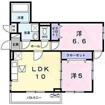 グリーンハイツ万博公園3  ｜ 大阪府吹田市山田東２丁目34番9号（賃貸アパート2LDK・1階・51.22㎡） その2