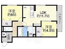 Flat Comfy 豊中 3階