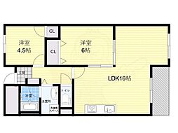 千里坂の木ハイツ 1階