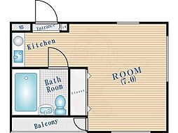 ハイツオーワイ 2階/203