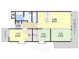 間取図画像 3LDK