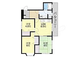 パストラルビレッジ 3LDKの間取図画像