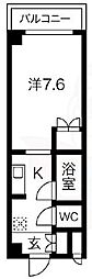 E-Gate 1Kの間取図画像