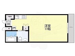 コンバリエ ワンルームの間取図画像